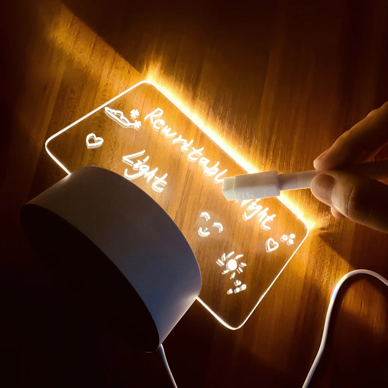 Placa de Luz Transparente Personalizada Por Você