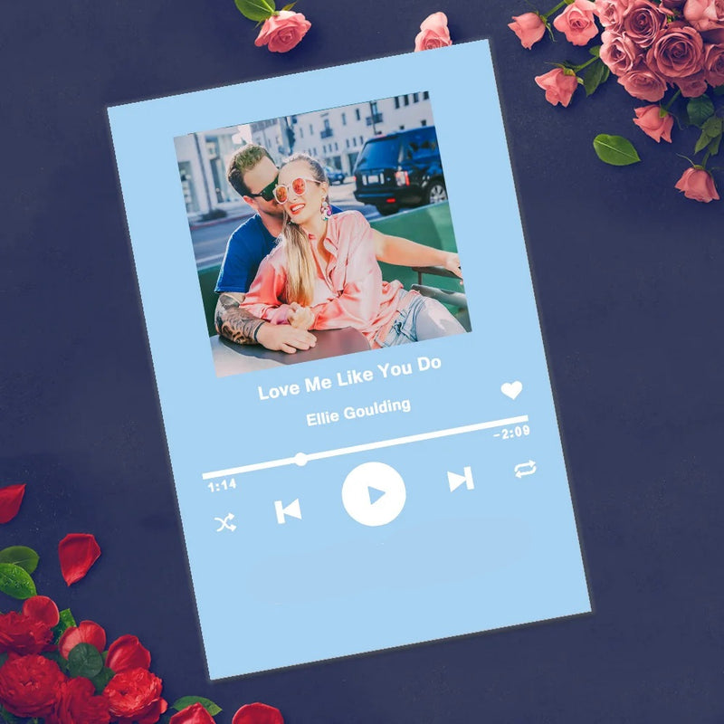 Placa Personalizada Foto Artista e Música