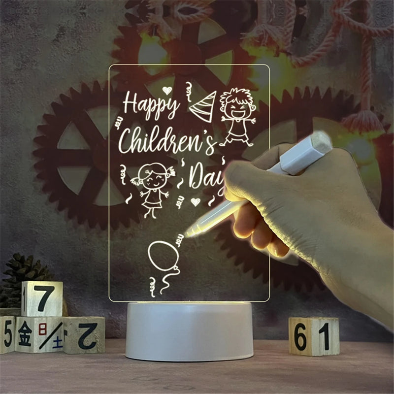 Design de Placa de Lâmpada Transparente e Personalize Como Desejar