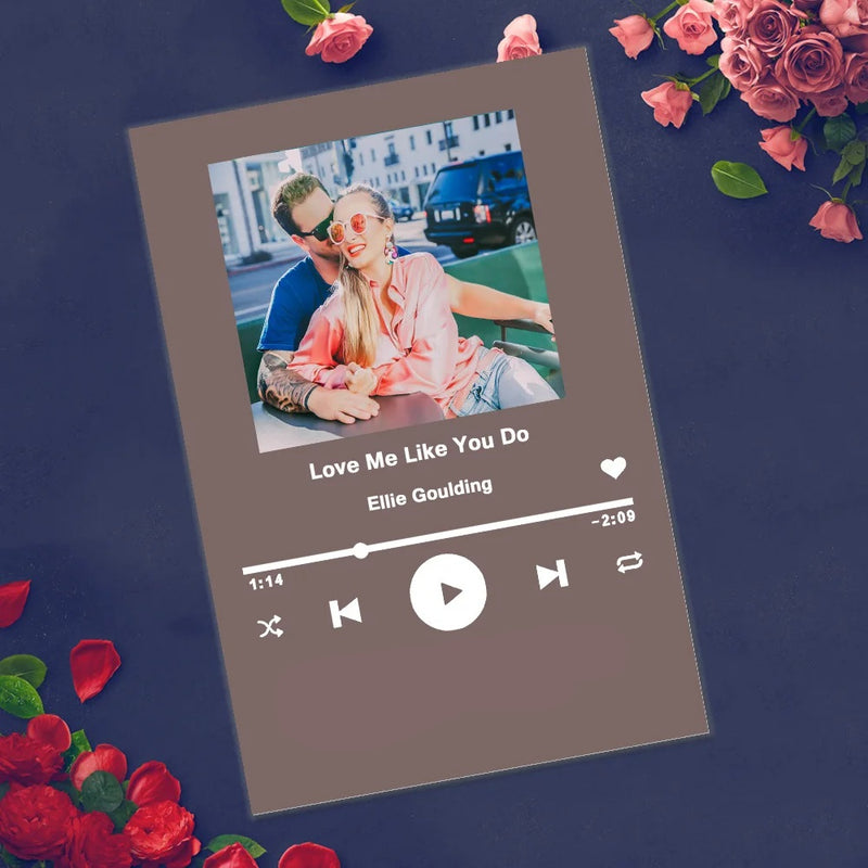 Placa Personalizada Foto Artista e Música
