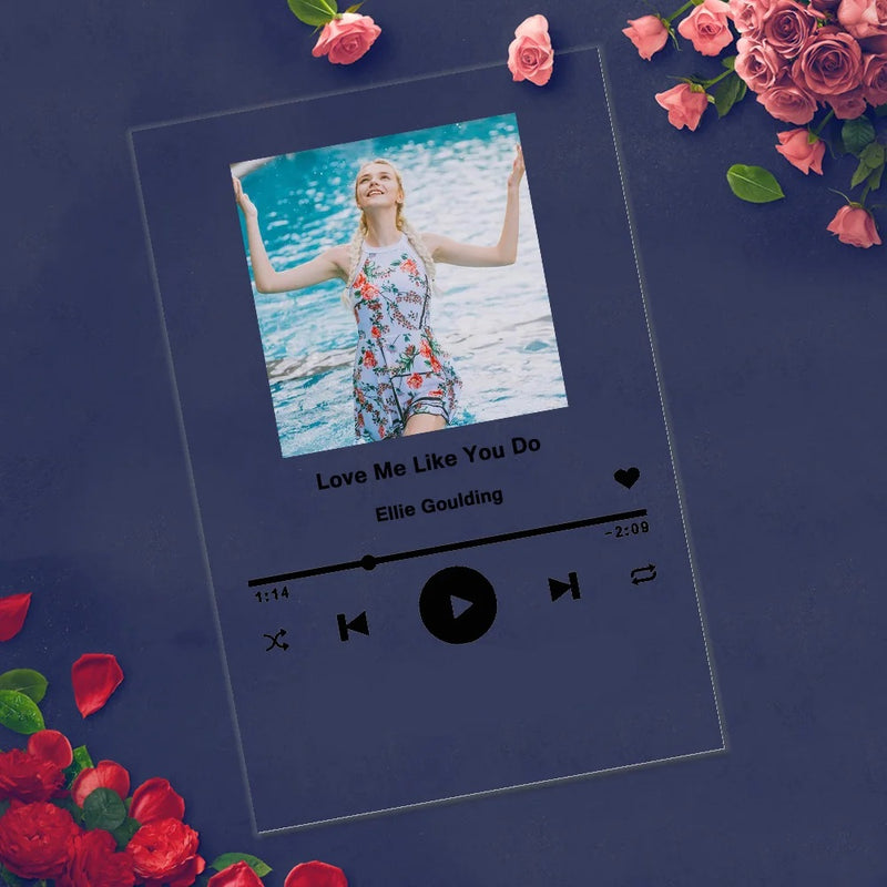 Placa Personalizada Foto Artista e Música
