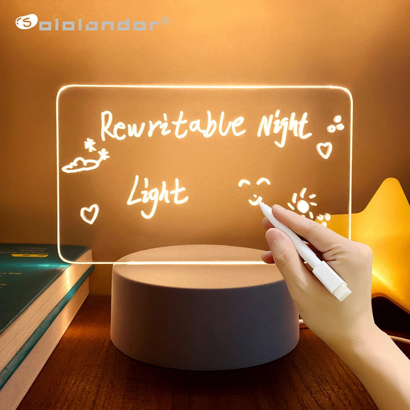 Placa de Luz Transparente Personalizada Por Você
