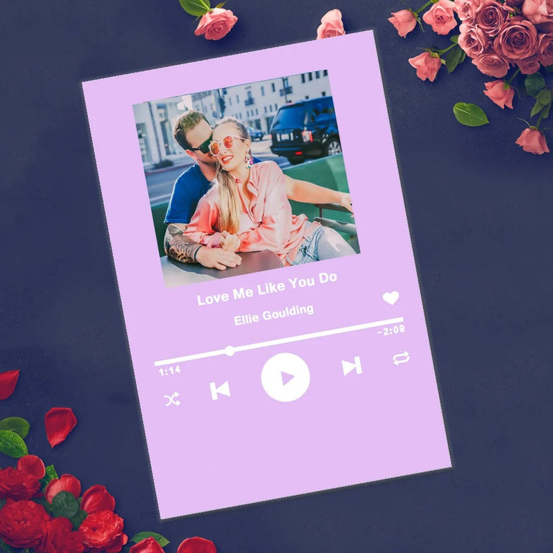 Placa Personalizada Foto Artista e Música