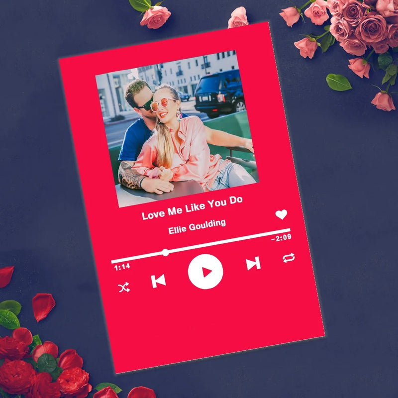 Placa Personalizada Foto Artista e Música
