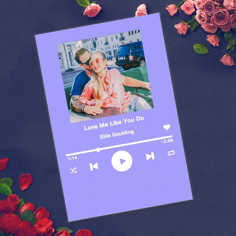 Placa Personalizada Foto Artista e Música