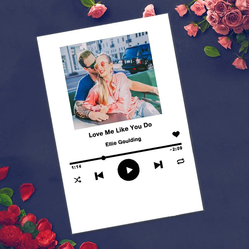 Placa Personalizada Foto Artista e Música