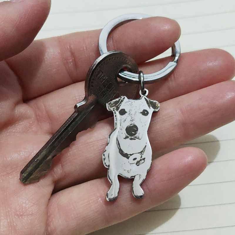 Chaveiro Foto Do Pet Personalizado Corpo Completo